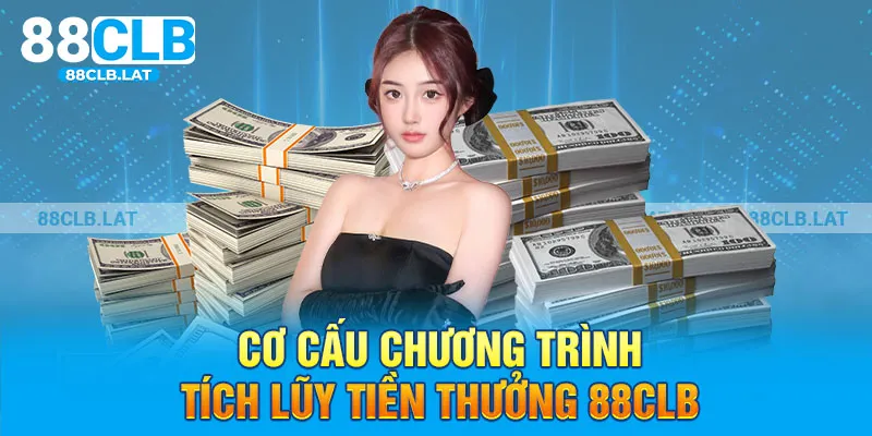 Cơ cấu chương trình tích lũy tiền thưởng 88clb