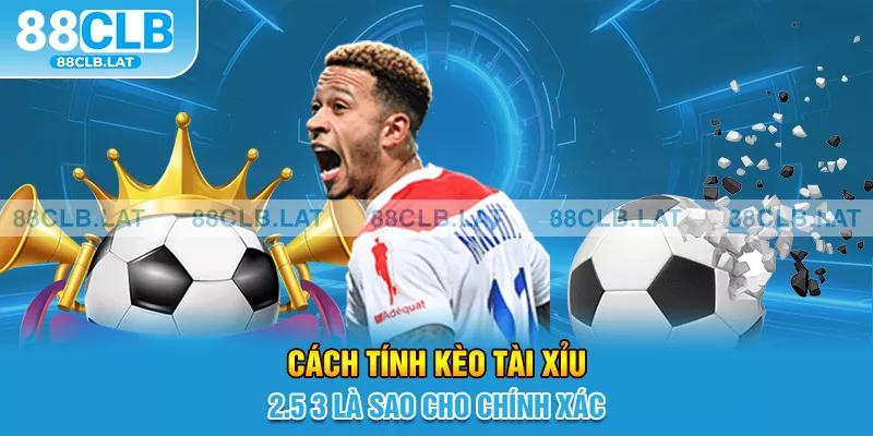 Cách tính kèo tài xỉu 2.5 3 là sao cho chính xác