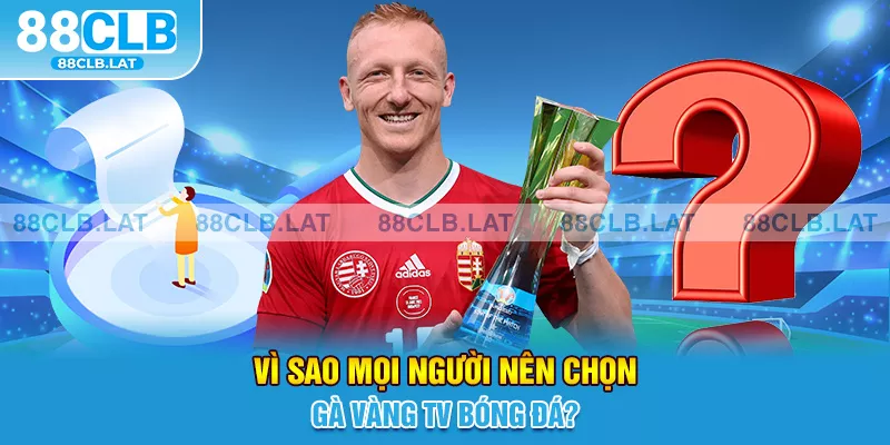 Vì sao mọi người nên chọn Gà Vàng TV bóng đá?