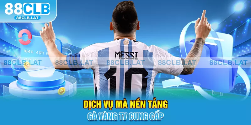 Dịch vụ mà nền tảng Gà Vàng TV cung cấp